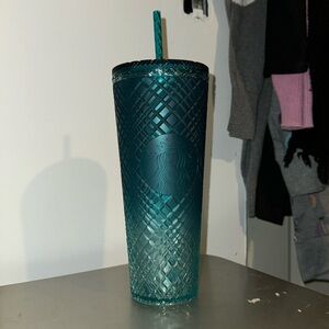 Ombre teal Starbucks cup ￼